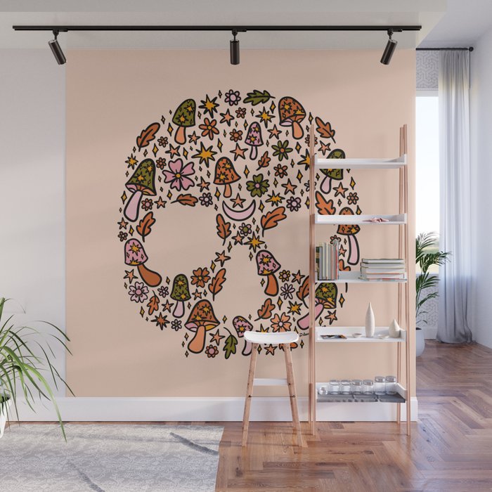 Fall Skull Wall Mural Gallery Image 1