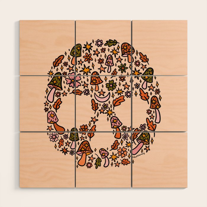 Fall Skull Wood Wall Art Gallery Image 1