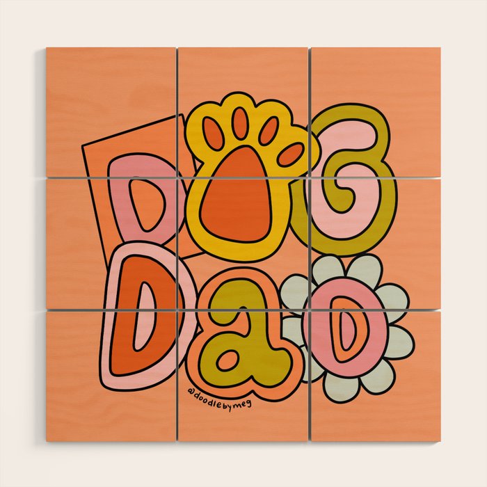 Dog Dad Wood Wall Art Gallery Image 1
