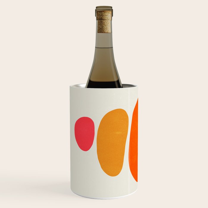 Pebbles: Mid Century Abstraction Wine Chiller Gallery Image 2