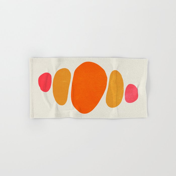 Pebbles: Mid Century Abstraction Bath Towel Gallery Image 1