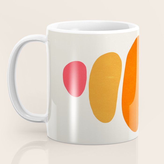Pebbles: Mid Century Abstraction Coffee Mug Gallery Image 3