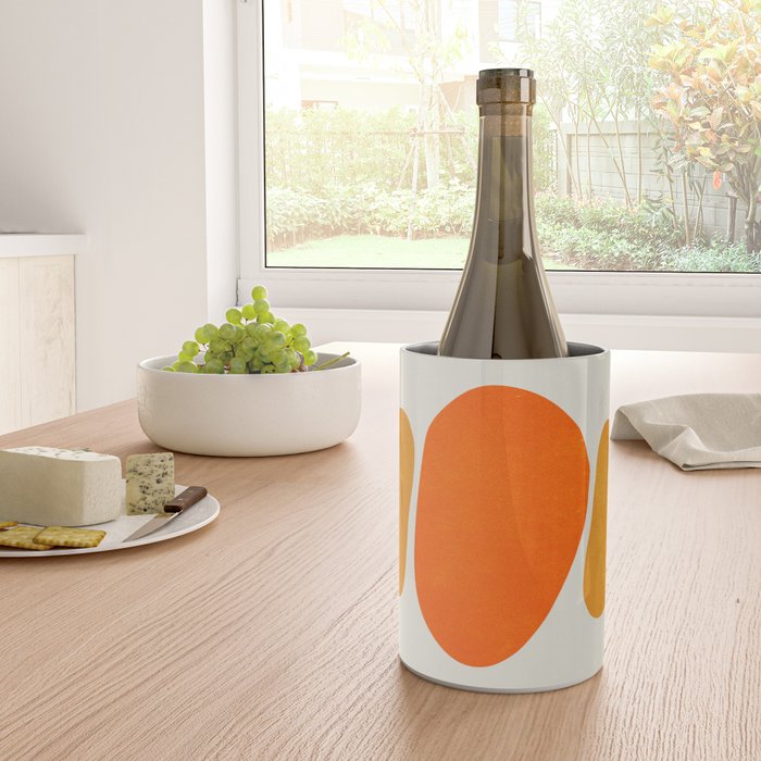 Pebbles: Mid Century Abstraction Wine Chiller Gallery Image 4