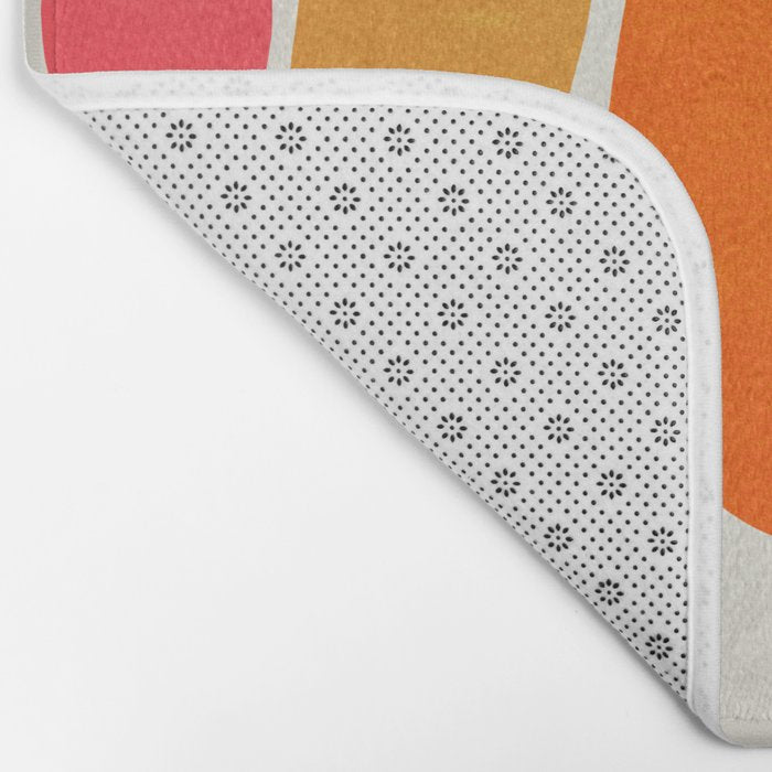 Pebbles: Mid Century Abstraction Bath Mat Gallery Image 2