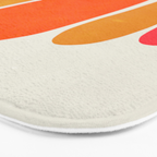 Pebbles: Mid Century Abstraction Bath Mat Gallery Image 3