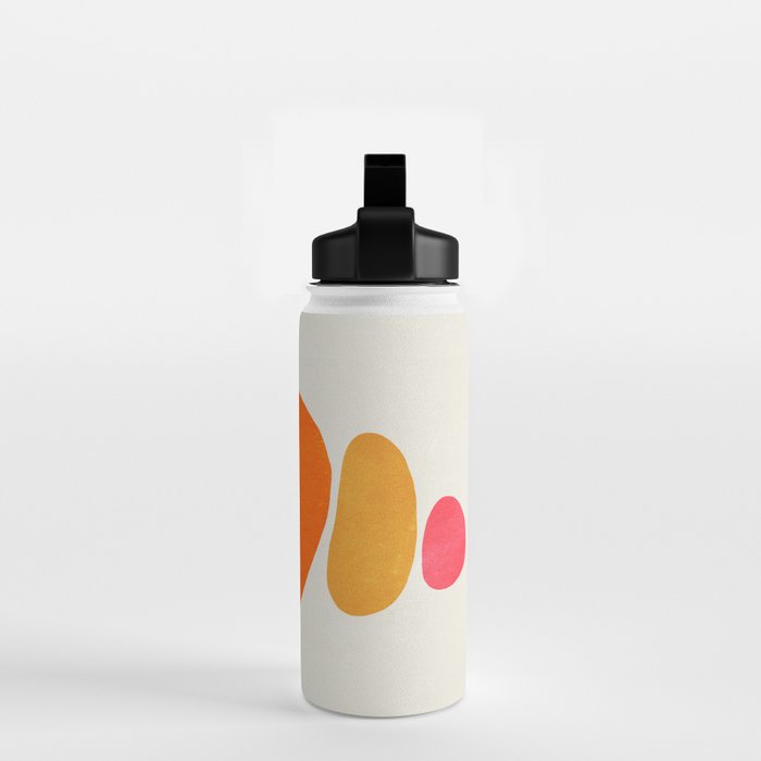 Pebbles: Mid Century Abstraction Water Bottle Gallery Image 2