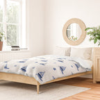 Navy Blue Nautical Sailboat Duvet Cover Gallery Image 2