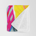 Vibrant Jungle Throw Blanket Gallery Image 3