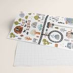 Town Map Wrapping Paper Gallery Image 2