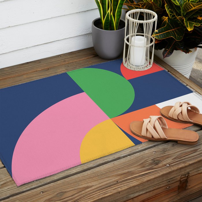 Abstract Geometric 16 Outdoor Rug Gallery Image 2
