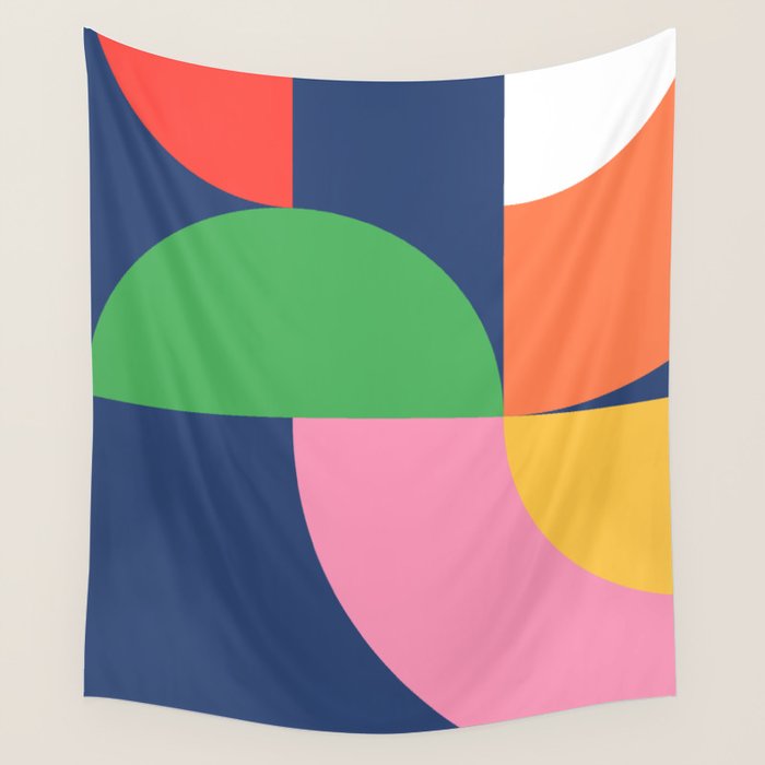 Abstract Geometric 16 Wall Tapestry Gallery Image 4
