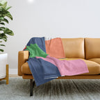 Abstract Geometric 16 Throw Blanket Gallery Image 1