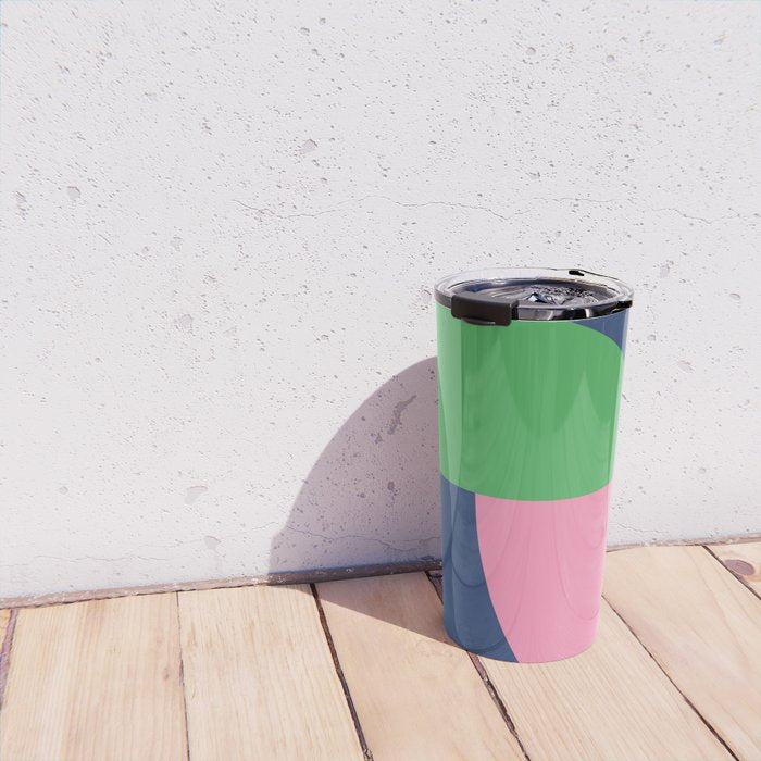 Abstract Geometric 16 Travel Mug Gallery Image 4