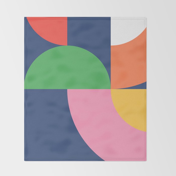Abstract Geometric 16 Throw Blanket Gallery Image 2