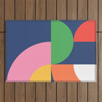Abstract Geometric 16 Outdoor Rug Gallery Image 1