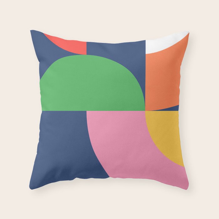 Abstract Geometric 16 Throw Pillow Gallery Image 1