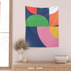 Abstract Geometric 16 Wall Tapestry Gallery Image 2