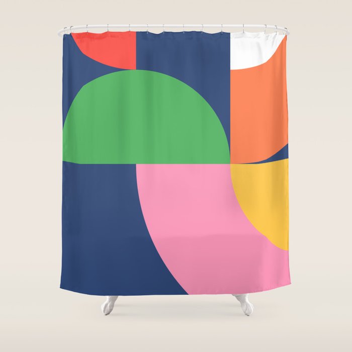 Abstract Geometric 16 Shower Curtain Gallery Image 1