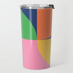 Abstract Geometric 16 Travel Mug Gallery Image 2