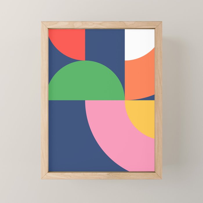 Abstract Geometric 16 Mini Art Print Gallery Image 1