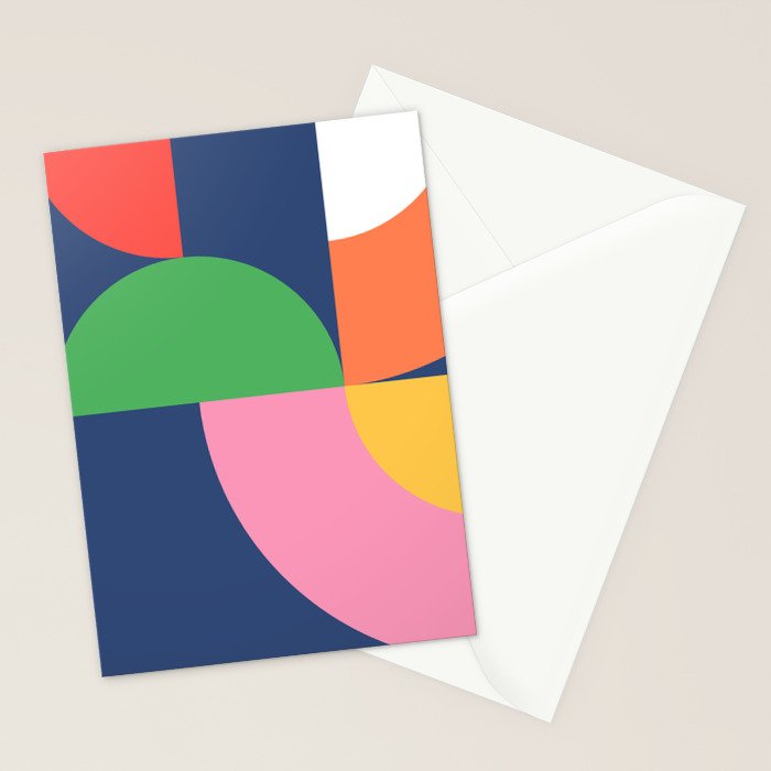 Abstract Geometric 16 Stationery Card Gallery Image 2