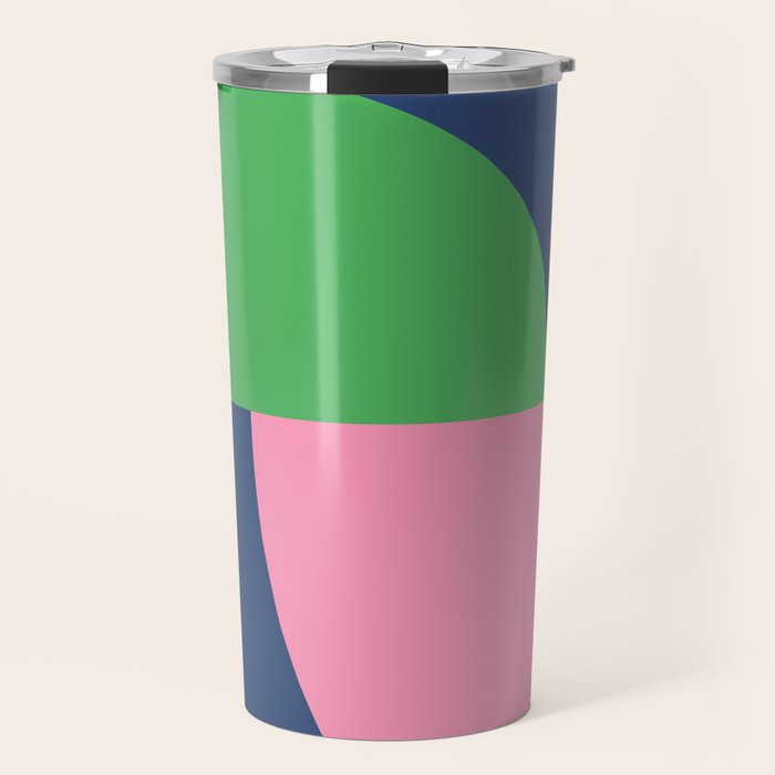 Abstract Geometric 16 Travel Mug Gallery Image 1