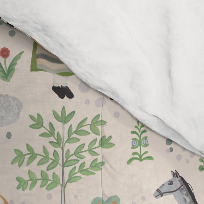Swedish Folk Art Comforter Gallery Image 4
