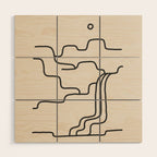 river somewhere Wood Wall Art Gallery Image 1