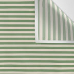 Ultra Fine Stripe Narrow Pinstripe Pattern in Vintage Green and Beige Wall Tapestry Gallery Image 3