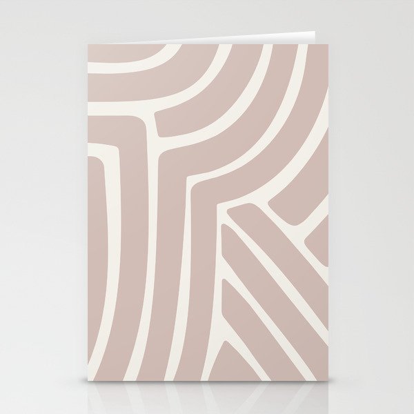 Abstract Stripes XCIII Stationery Card Gallery Image 1