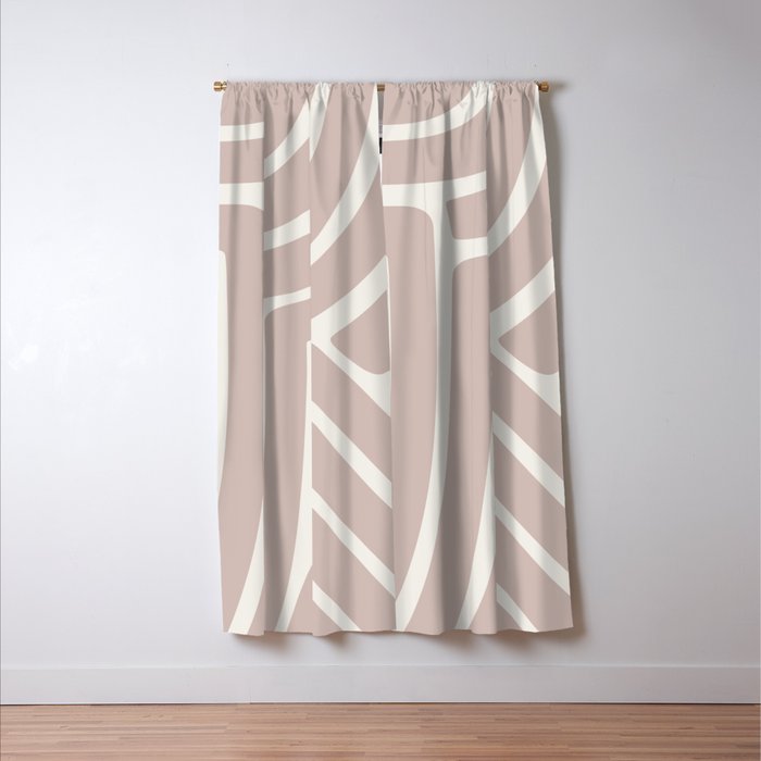 Abstract Stripes XCIII Window Curtain Gallery Image 3