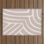 Abstract Stripes XCIII Outdoor Rug Gallery Image 1