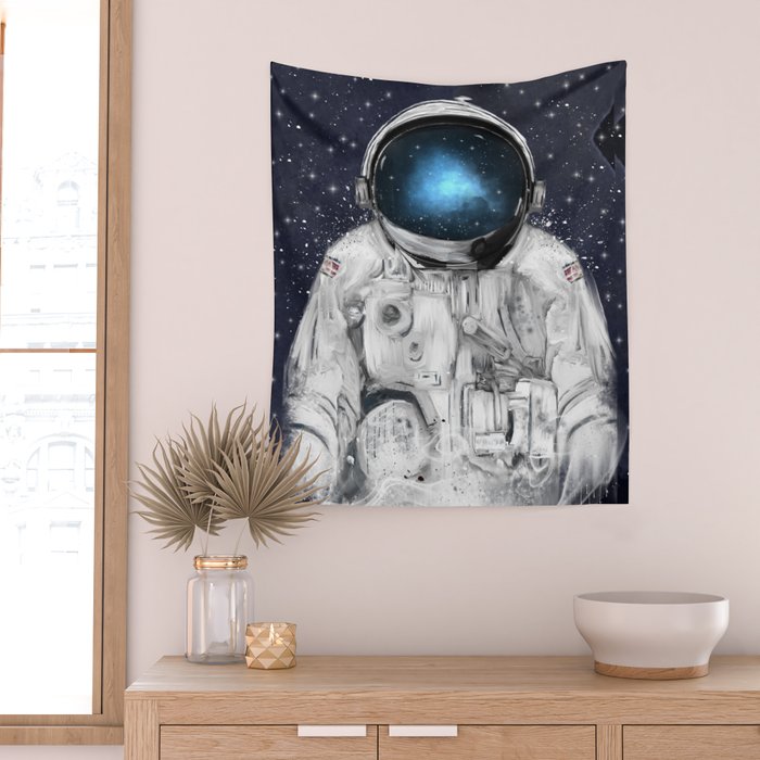 space adventurer Wall Tapestry Gallery Image 2