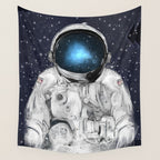 space adventurer Wall Tapestry Gallery Image 4