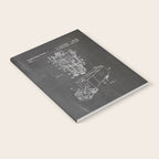 Optimus Prime Patent - Transformers Fan Comic Book Geek Art - Black Chalkboard Notebook Gallery Image 2