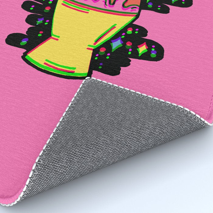 Lit Lava Lamp in pink in 3D Rug Gallery Image 4