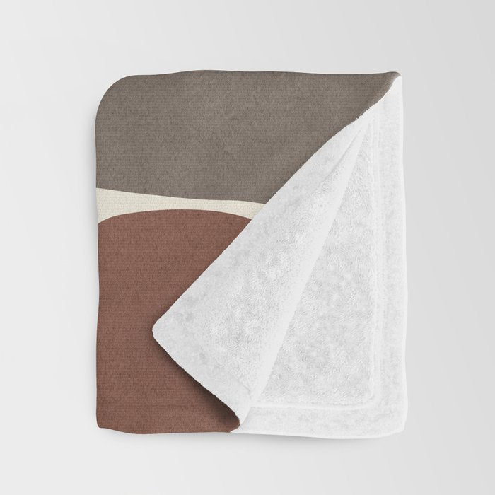 Minimalistic Landscape II Throw Blanket Gallery Image 3