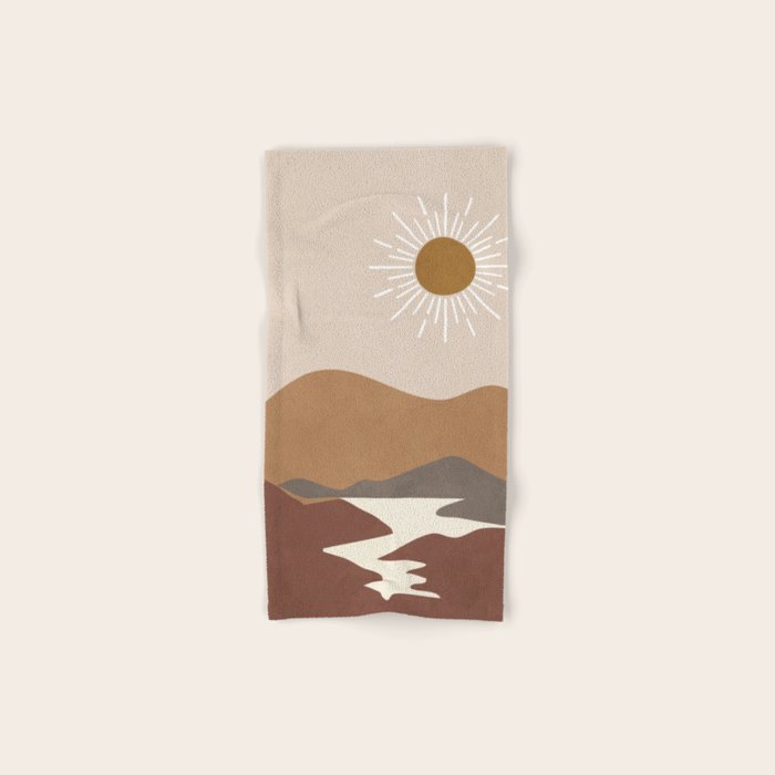 Minimalistic Landscape II Towels Gallery Image 1