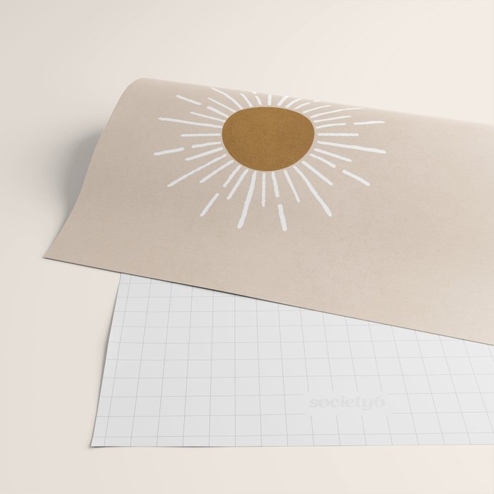 Minimalistic Landscape II Wrapping Paper Gallery Image 2