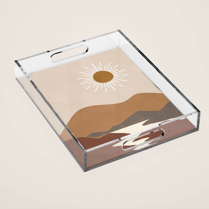 Minimalistic Landscape II Acrylic Tray Gallery Image 1