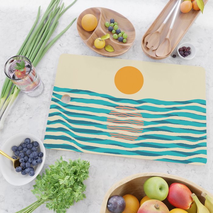 Ocean current Cutting Board Gallery Image 2