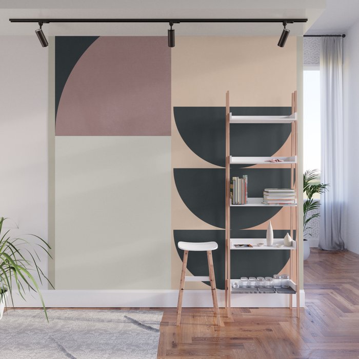 Geometric Shapes 255 Wall Mural Gallery Image 1