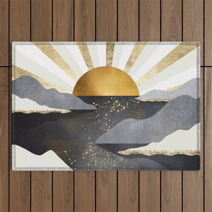Metallic Dusk Outdoor Rug Gallery Image 1