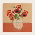 Bouquet of Flowers 3 Wood Wall Art Gallery Image 1