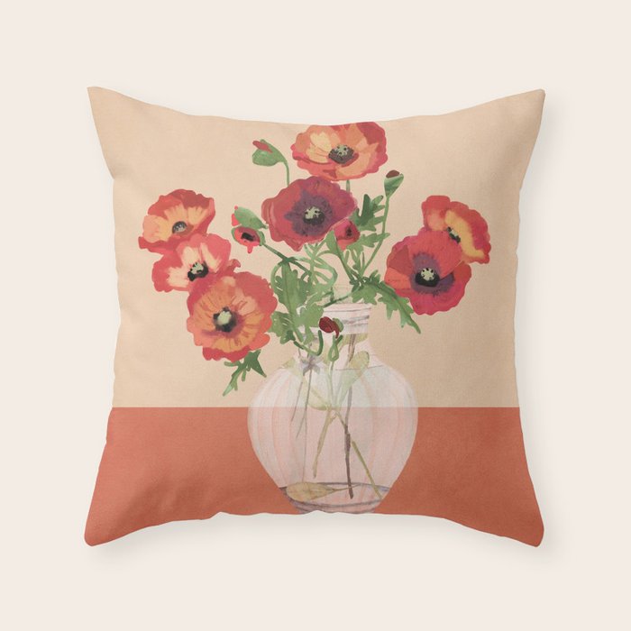 Bouquet of Flowers 3 Throw Pillow Gallery Image 6