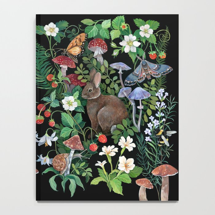 Rabbit and Strawberry Garden Notebook Gallery Image 4