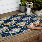 La Maison des Papillons - Midnight Outdoor Rug Gallery Image 2