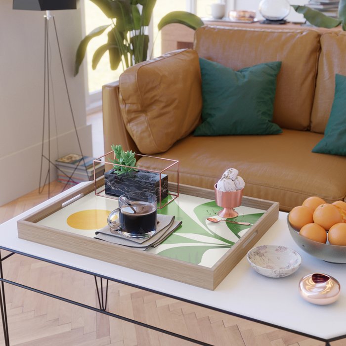 Above The Treetops / Tropical Plant Series Serving Tray Gallery Image 2