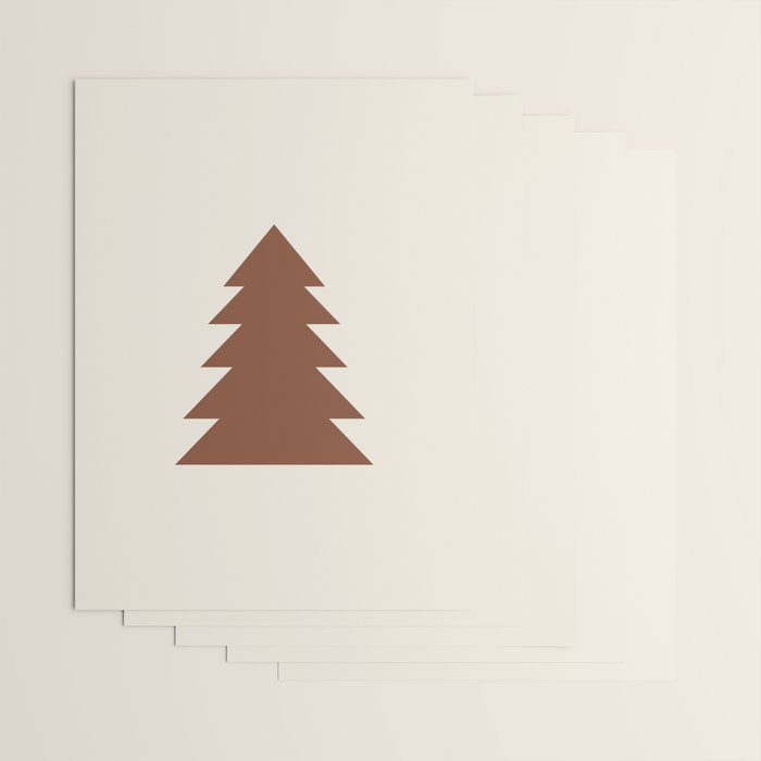 Joy (Cream Brown) Wrapping Paper Gallery Image 3