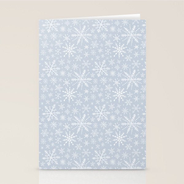 Snowflakes Stationery Card Gallery Image 1